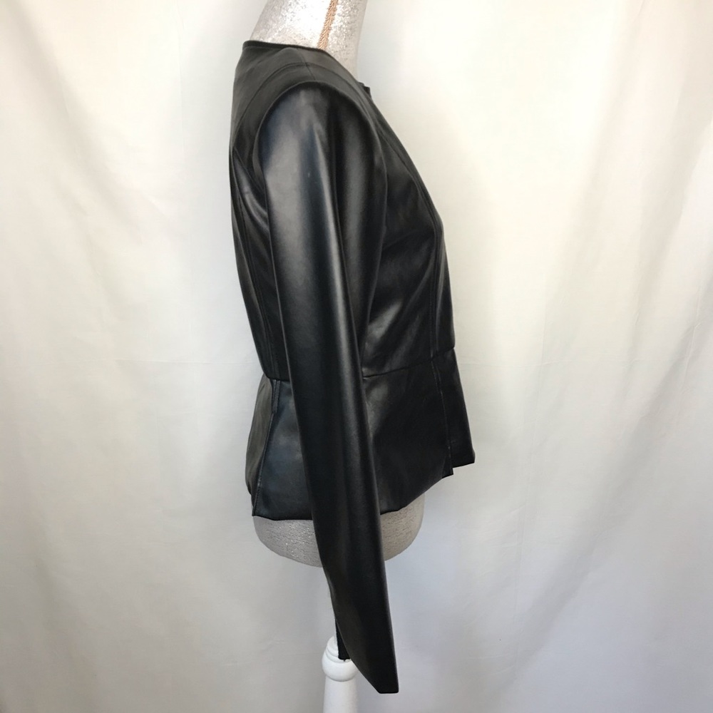 🥂SOLD🥂 BAILEY 44 Avery Vegan Leather Peplum Jacket NWT - Picture 11 of 16